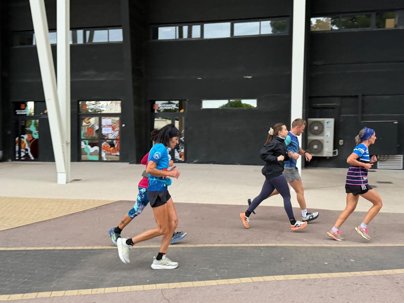 Coureurs du Narbo Nordik Club et d'autres participants dans les rues de Narbonne, photo 8 sur 23